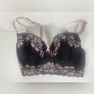 Adore Me Sexy Black/Pink Bra Size 34D